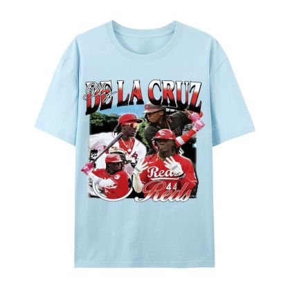 Unisex Casual Cotton Short Sleeve T-Shirt ELLY DE LA CRUZ TEE
