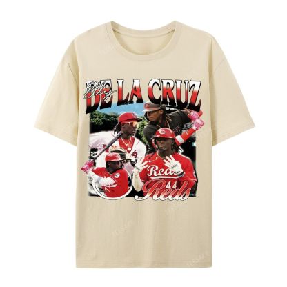 Unisex Casual Cotton Short Sleeve T-Shirt ELLY DE LA CRUZ TEE
