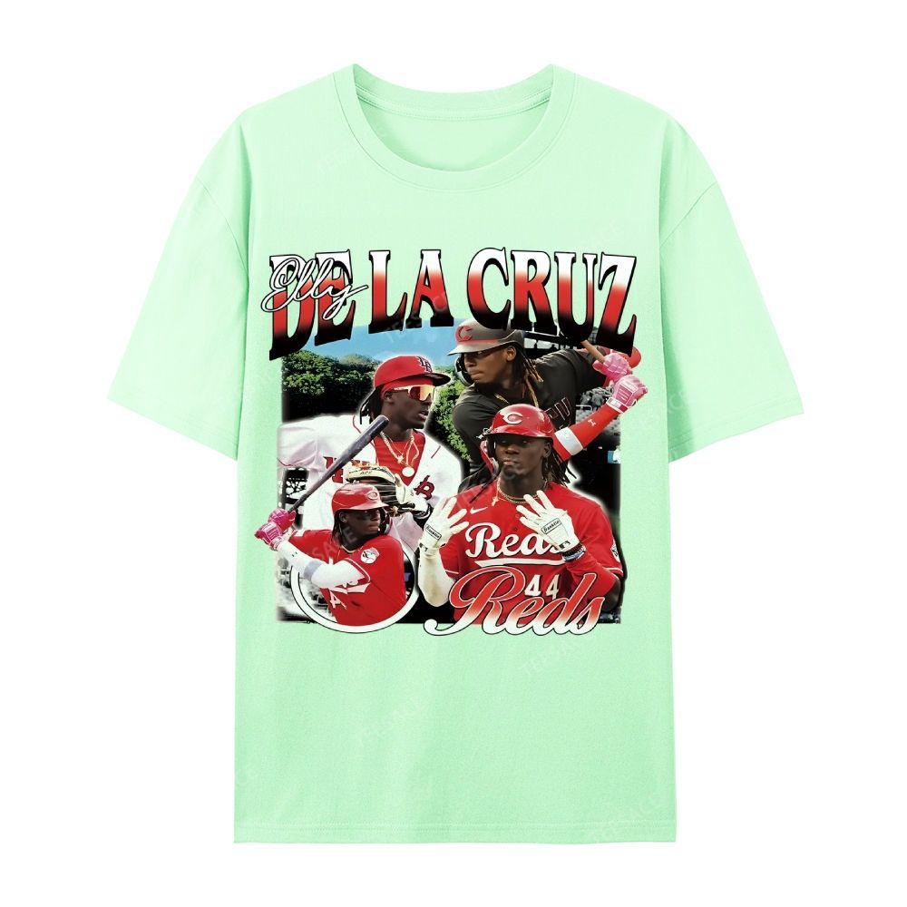 Unisex Casual Cotton Short Sleeve T-Shirt ELLY DE LA CRUZ TEE