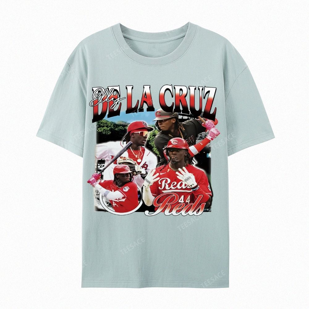 Unisex Casual Cotton Short Sleeve T-Shirt ELLY DE LA CRUZ TEE