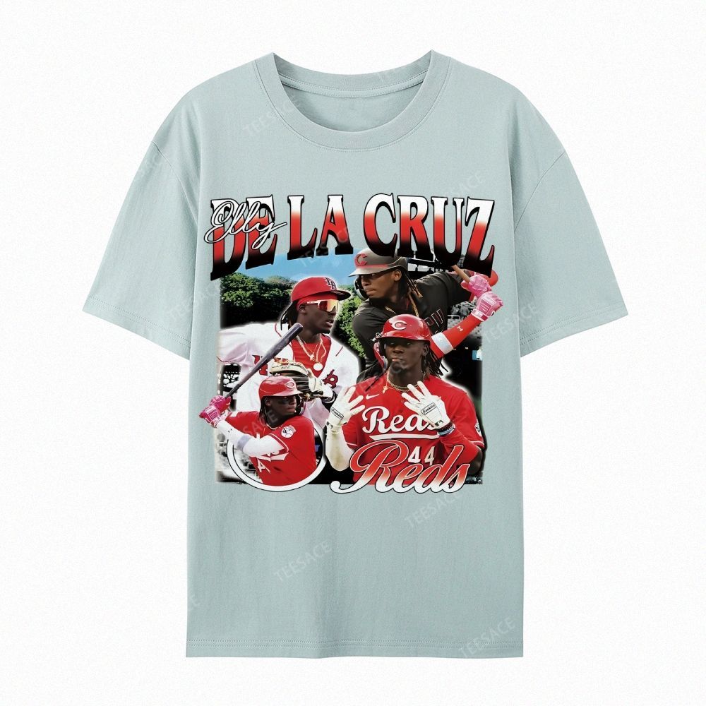 Unisex Casual Cotton Short Sleeve T-Shirt ELLY DE LA CRUZ TEE