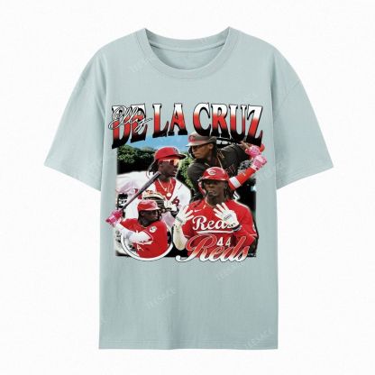 Unisex Casual Cotton Short Sleeve T-Shirt ELLY DE LA CRUZ TEE