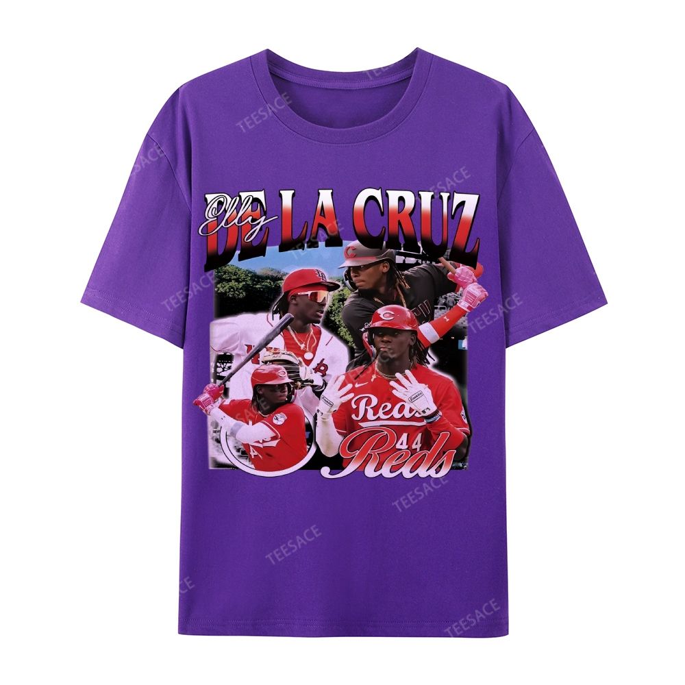 Unisex Casual Cotton Short Sleeve T-Shirt ELLY DE LA CRUZ TEE