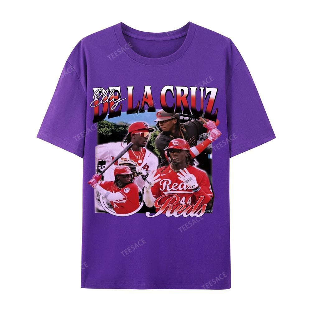 Unisex Casual Cotton Short Sleeve T-Shirt ELLY DE LA CRUZ TEE