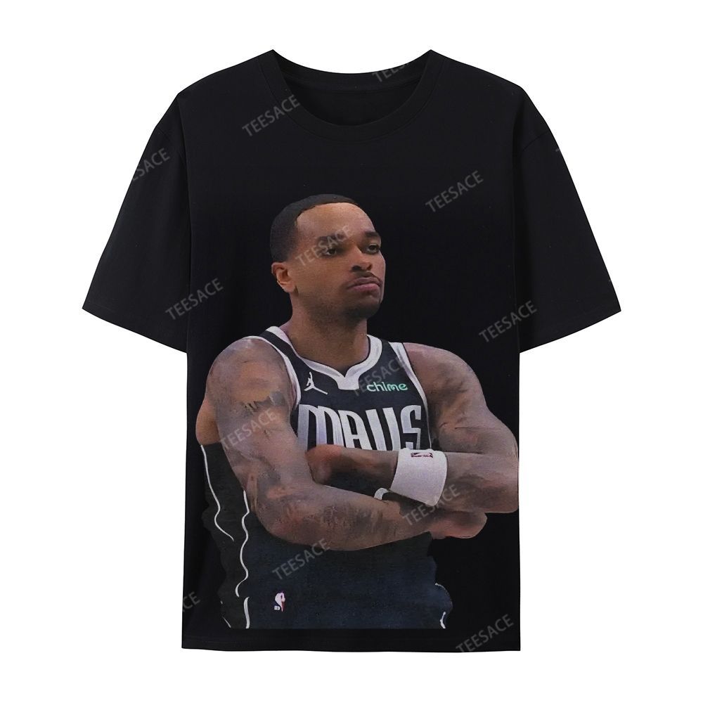 Unisex Casual Cotton Short Sleeve T-Shirt PJ WASHINGTON Tee
