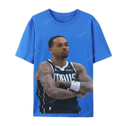 Unisex Casual Cotton Short Sleeve T-Shirt PJ WASHINGTON Tee