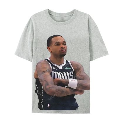 Unisex Casual Cotton Short Sleeve T-Shirt PJ WASHINGTON Tee