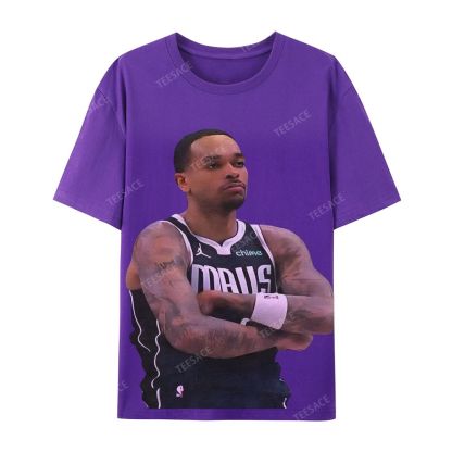 Unisex Casual Cotton Short Sleeve T-Shirt PJ WASHINGTON Tee