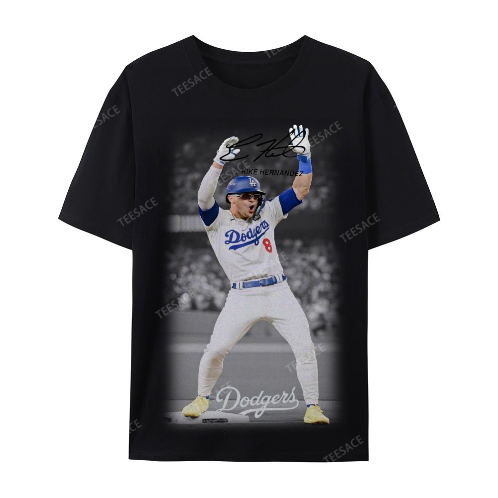 KIKE HERNANDEZ Tee Unisex Casual Cotton Short Sleeve T-Shirt