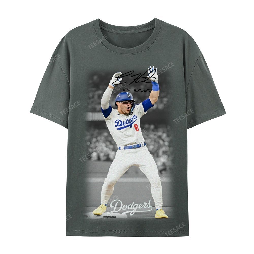 KIKE HERNANDEZ Tee Unisex Casual Cotton Short Sleeve T-Shirt