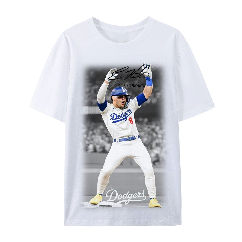 KIKE HERNANDEZ Tee Unisex Casual Cotton Short Sleeve T-Shirt