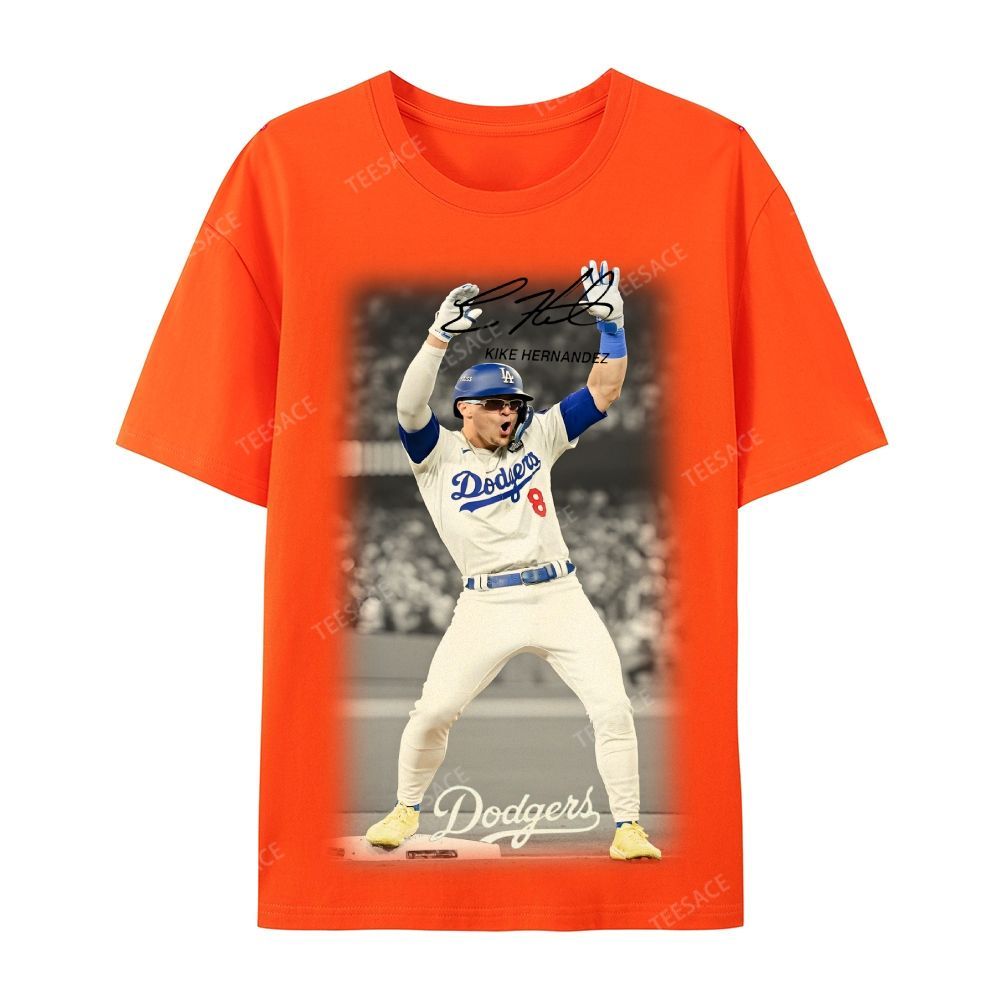 KIKE HERNANDEZ Tee Unisex Casual Cotton Short Sleeve T-Shirt