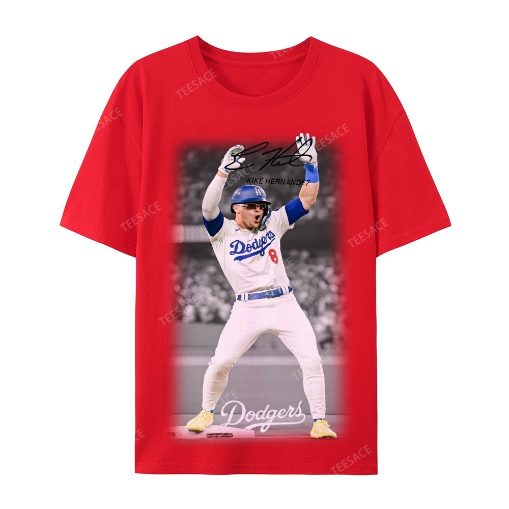 KIKE HERNANDEZ Tee Unisex Casual Cotton Short Sleeve T-Shirt