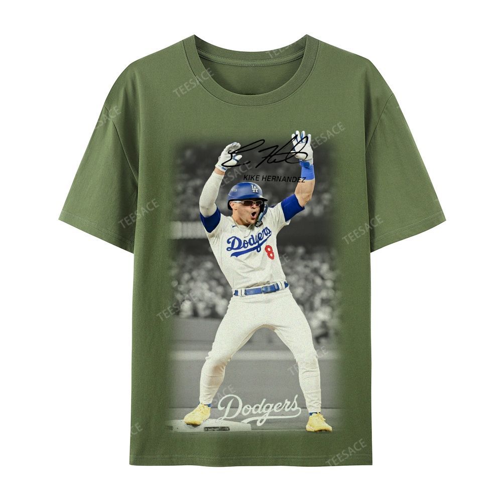 KIKE HERNANDEZ Tee Unisex Casual Cotton Short Sleeve T-Shirt