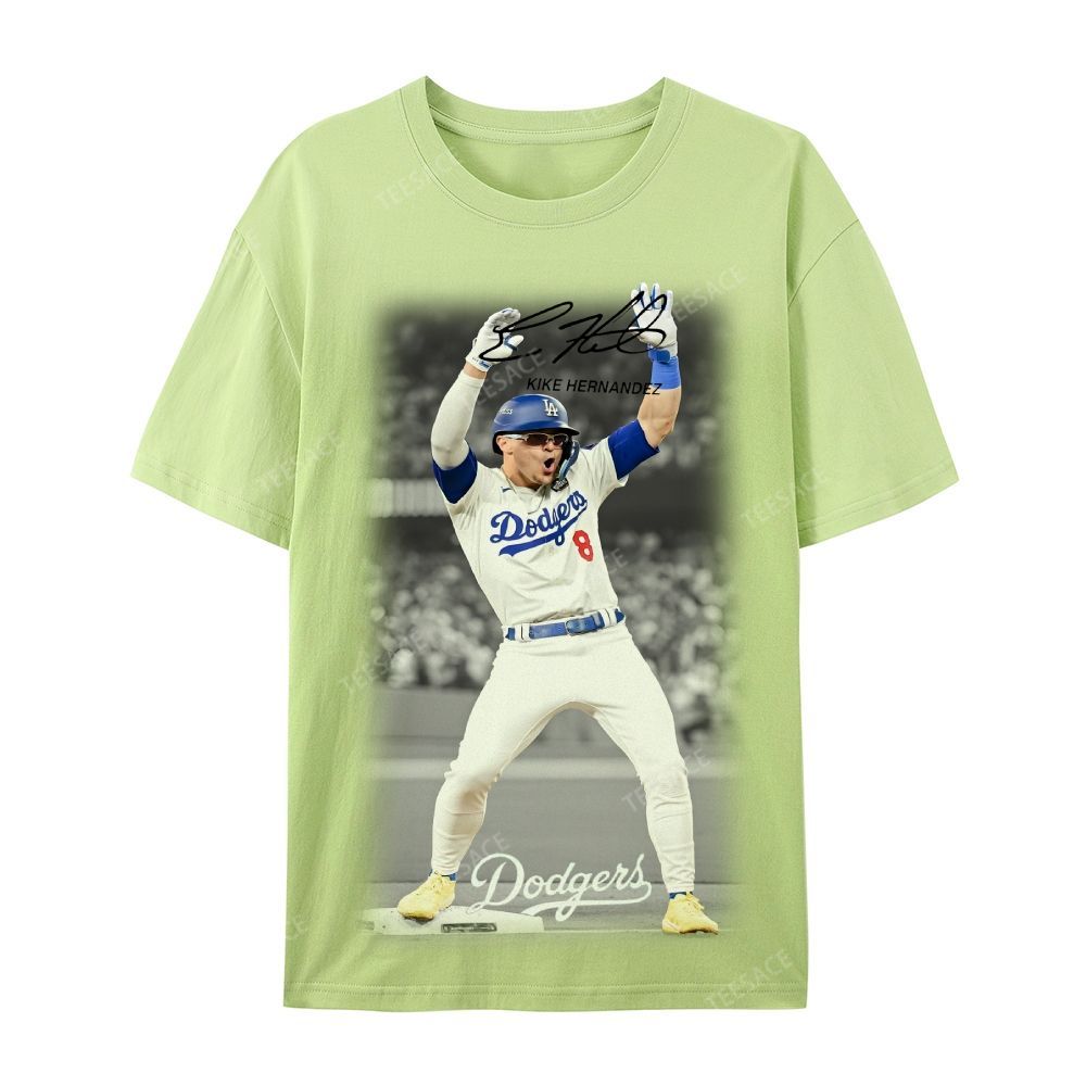 KIKE HERNANDEZ Tee Unisex Casual Cotton Short Sleeve T-Shirt
