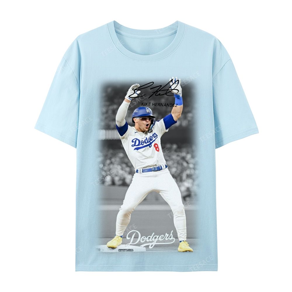 KIKE HERNANDEZ Tee Unisex Casual Cotton Short Sleeve T-Shirt