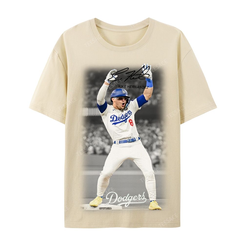 KIKE HERNANDEZ Tee Unisex Casual Cotton Short Sleeve T-Shirt