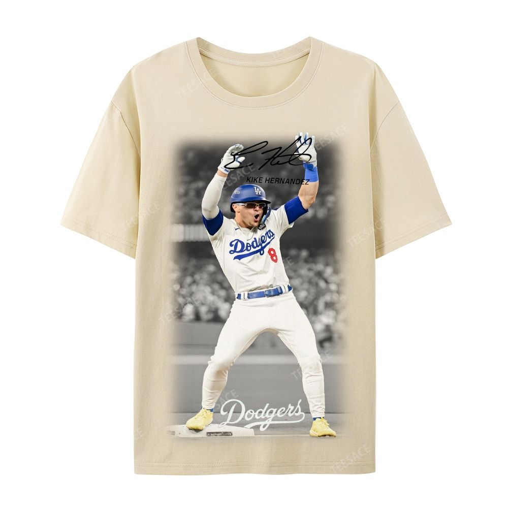 KIKE HERNANDEZ Tee Unisex Casual Cotton Short Sleeve T-Shirt