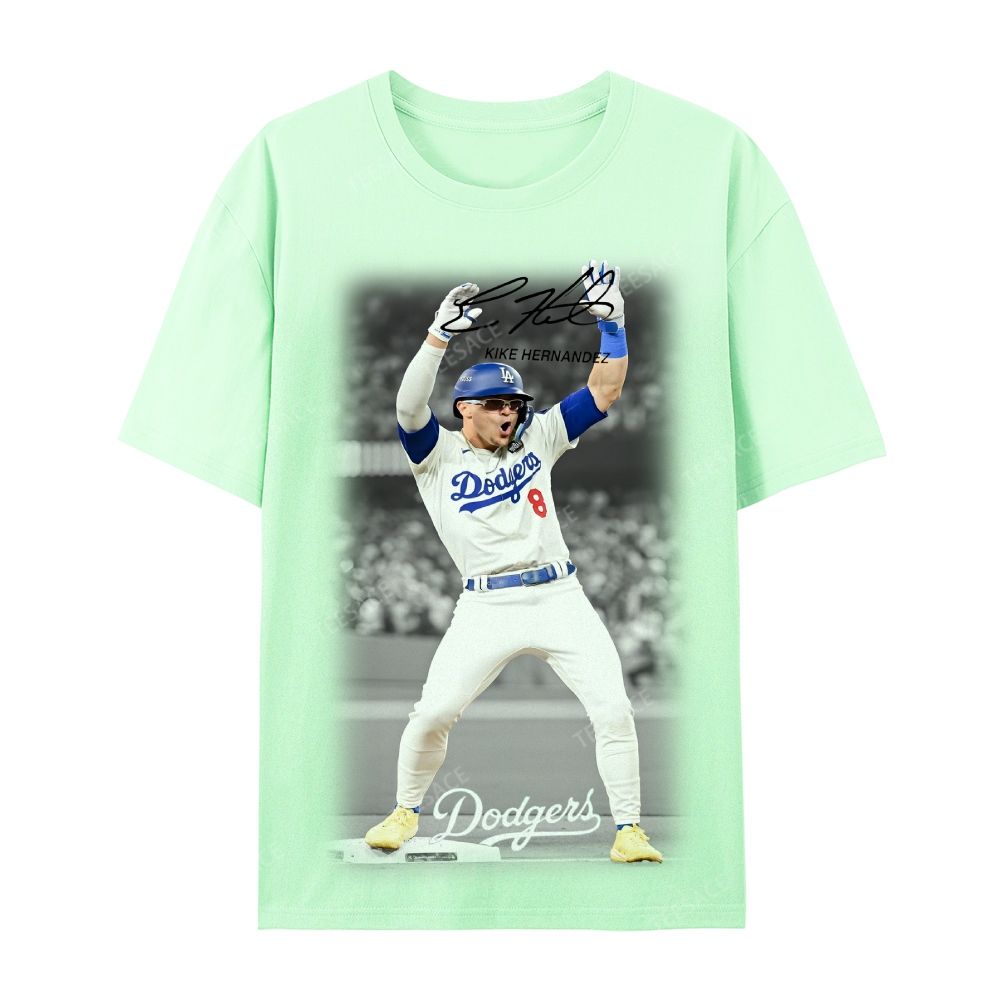 KIKE HERNANDEZ Tee Unisex Casual Cotton Short Sleeve T-Shirt