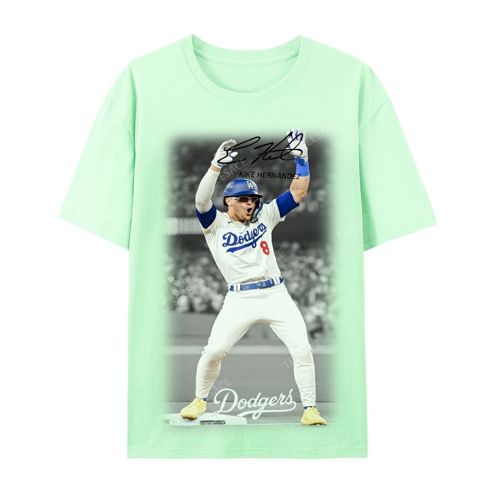 KIKE HERNANDEZ Tee Unisex Casual Cotton Short Sleeve T-Shirt