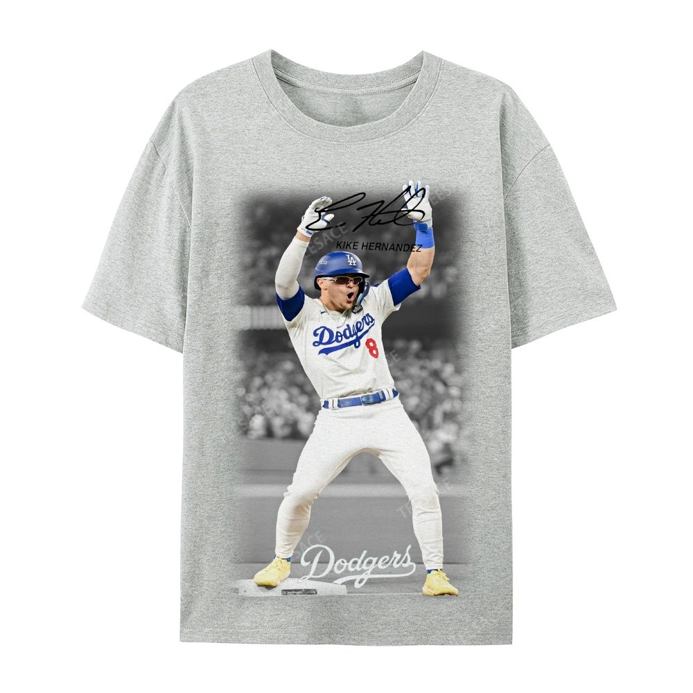 KIKE HERNANDEZ Tee Unisex Casual Cotton Short Sleeve T-Shirt