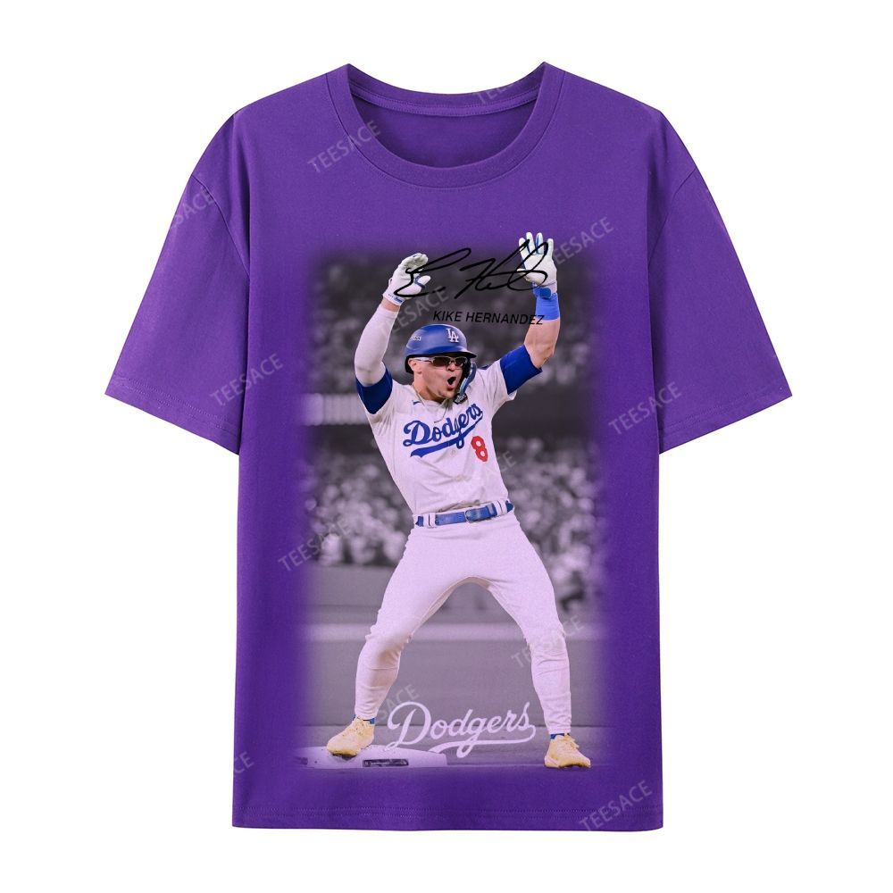 KIKE HERNANDEZ Tee Unisex Casual Cotton Short Sleeve T-Shirt