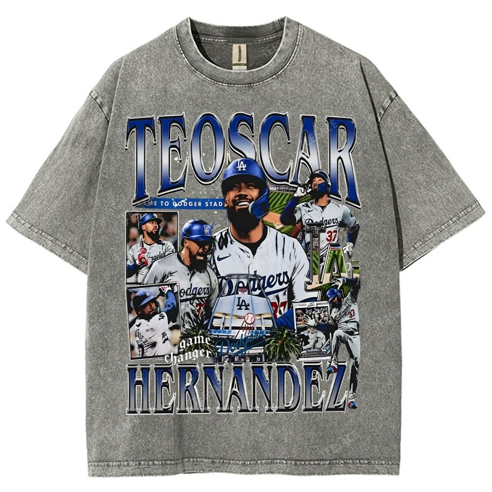 Unisex-Adult Ultra Cotton Washed T-Shirt Graphic TEOSCAR HERNANDEZ TEE