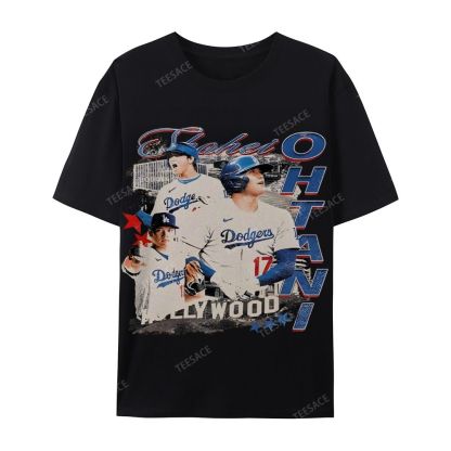 Unisex Casual Cotton Short Sleeve T-Shirt SHOHEI OHTANI Tee