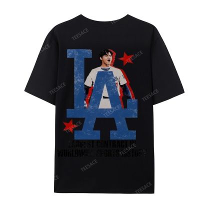 Unisex Casual Cotton Short Sleeve T-Shirt SHOHEI OHTANI Tee