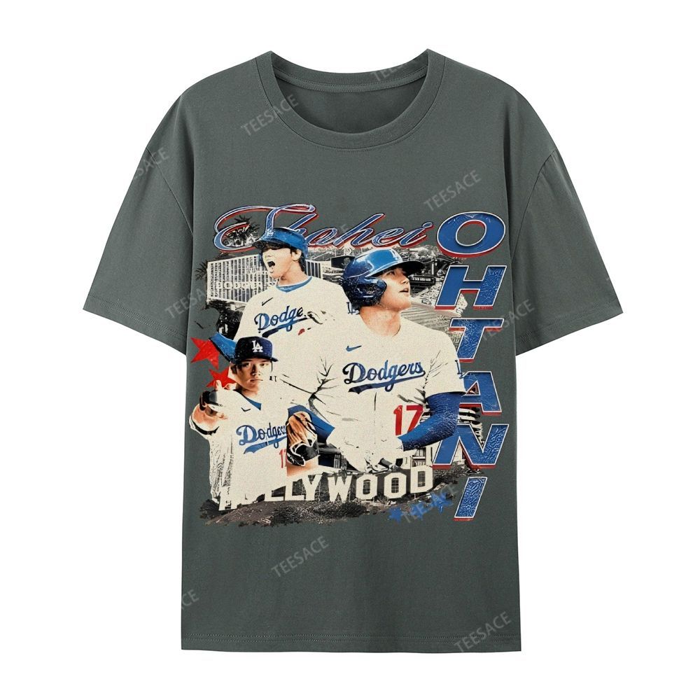 Unisex Casual Cotton Short Sleeve T-Shirt SHOHEI OHTANI Tee