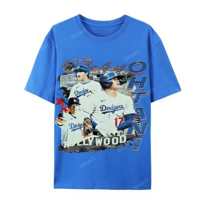 Unisex Casual Cotton Short Sleeve T-Shirt SHOHEI OHTANI Tee