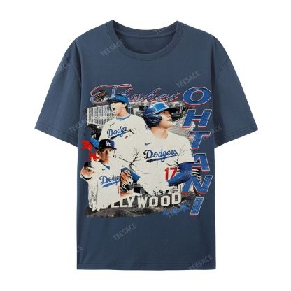 Unisex Casual Cotton Short Sleeve T-Shirt SHOHEI OHTANI Tee