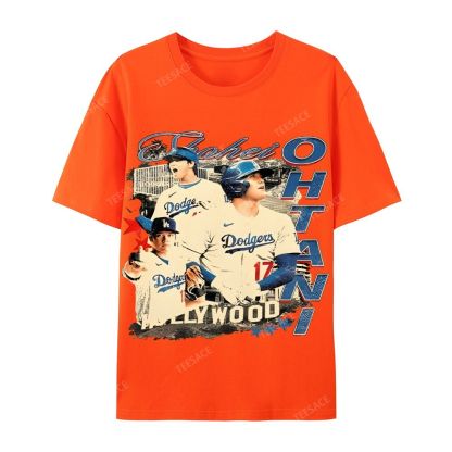 Unisex Casual Cotton Short Sleeve T-Shirt SHOHEI OHTANI Tee