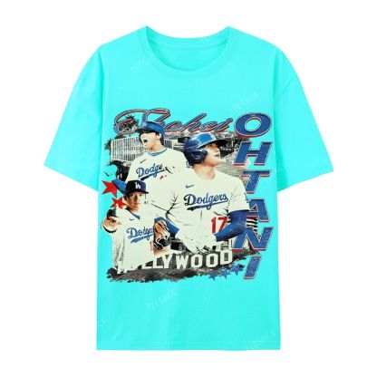 Unisex Casual Cotton Short Sleeve T-Shirt SHOHEI OHTANI Tee
