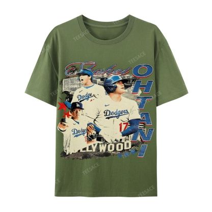 Unisex Casual Cotton Short Sleeve T-Shirt SHOHEI OHTANI Tee