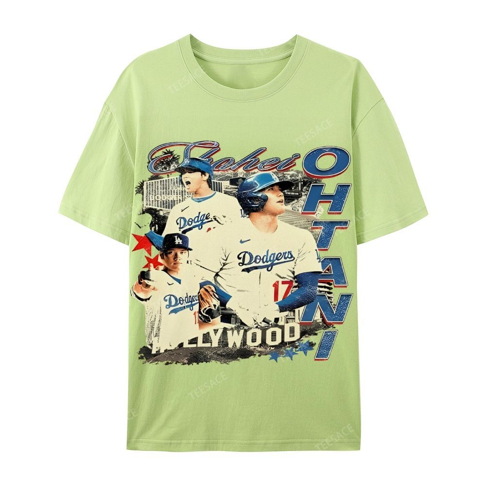 Unisex Casual Cotton Short Sleeve T-Shirt SHOHEI OHTANI Tee