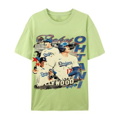 Unisex Casual Cotton Short Sleeve T-Shirt SHOHEI OHTANI Tee