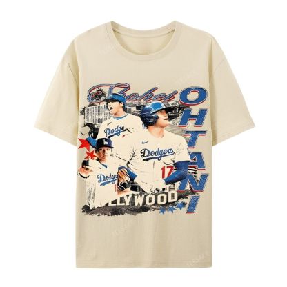Unisex Casual Cotton Short Sleeve T-Shirt SHOHEI OHTANI Tee