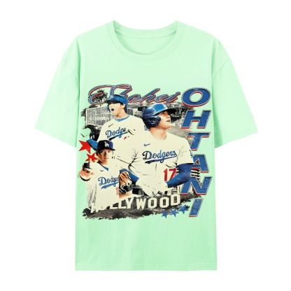 Unisex Casual Cotton Short Sleeve T-Shirt SHOHEI OHTANI Tee