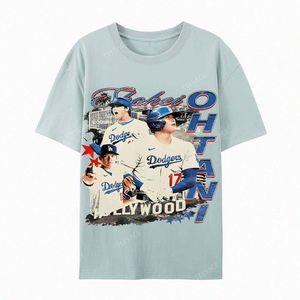 Unisex Casual Cotton Short Sleeve T-Shirt SHOHEI OHTANI Tee