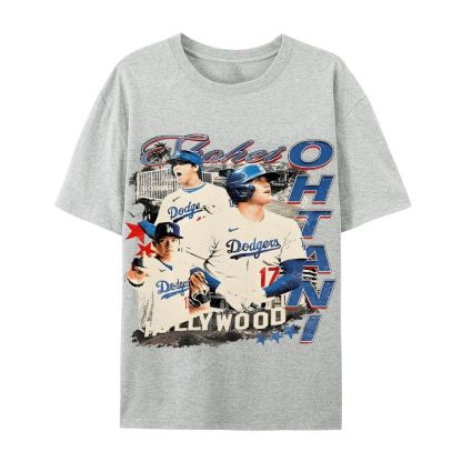 Unisex Casual Cotton Short Sleeve T-Shirt SHOHEI OHTANI Tee