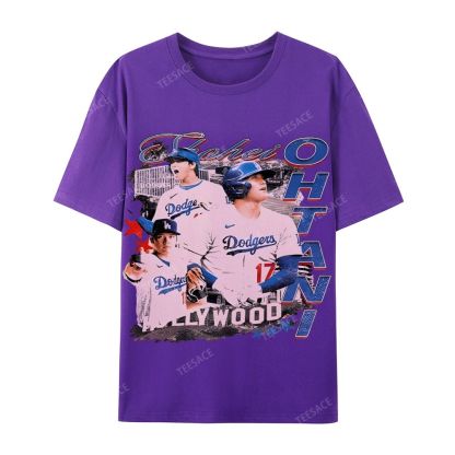 Unisex Casual Cotton Short Sleeve T-Shirt SHOHEI OHTANI Tee
