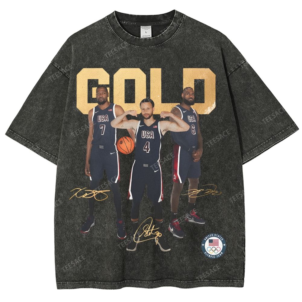 Unisex- USA BASKETBALL 2024 USA TEE