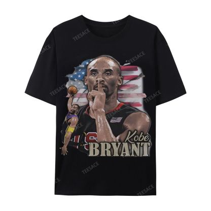 Unisex Casual Cotton Short Sleeve T-Shirt KOBE BRYANT TEE