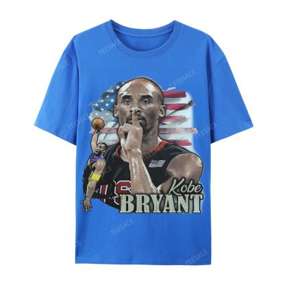 Unisex Casual Cotton Short Sleeve T-Shirt KOBE BRYANT TEE