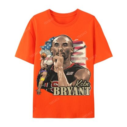 Unisex Casual Cotton Short Sleeve T-Shirt KOBE BRYANT TEE