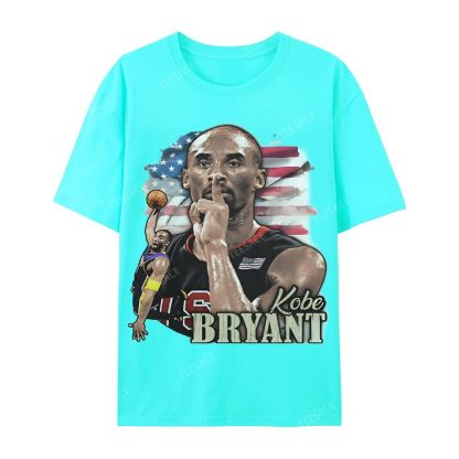 Unisex Casual Cotton Short Sleeve T-Shirt KOBE BRYANT TEE