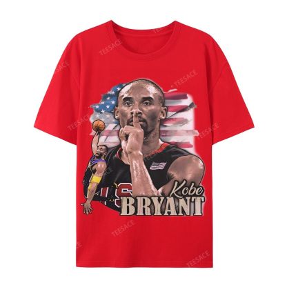 Unisex Casual Cotton Short Sleeve T-Shirt KOBE BRYANT TEE