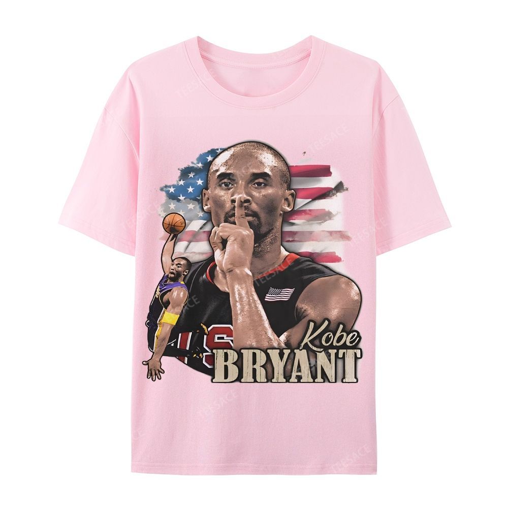 Unisex Casual Cotton Short Sleeve T-Shirt KOBE BRYANT TEE