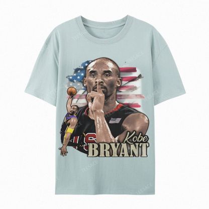 Unisex Casual Cotton Short Sleeve T-Shirt KOBE BRYANT TEE